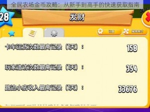 全民农场金币攻略：从新手到高手的快速获取指南