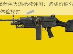 M416蓝色火焰枪械评测：购买价值分析与实战体验探讨