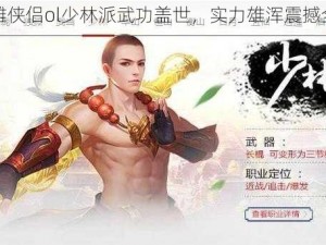 神雕侠侣ol少林派武功盖世，实力雄浑震撼全场