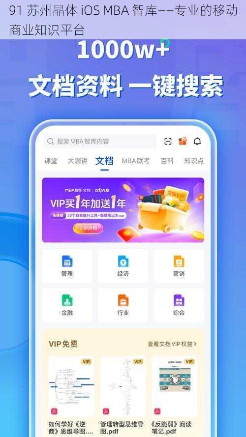 91 苏州晶体 iOS MBA 智库——专业的移动商业知识平台