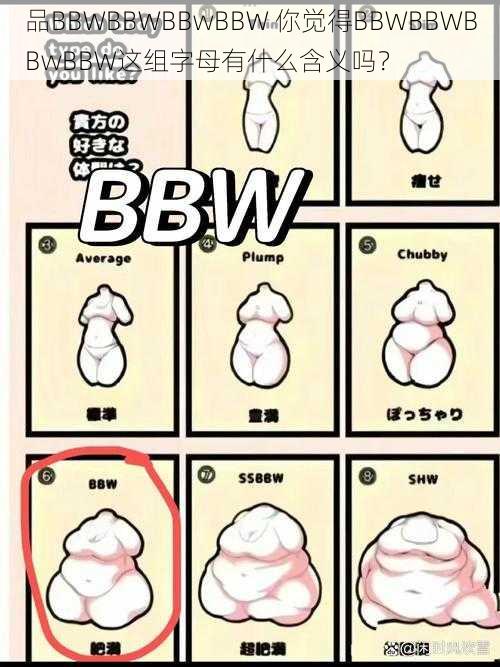 品BBWBBWBBwBBW 你觉得BBWBBWBBwBBW这组字母有什么含义吗？