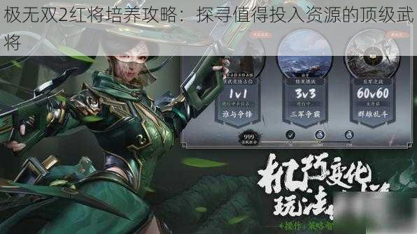 极无双2红将培养攻略：探寻值得投入资源的顶级武将