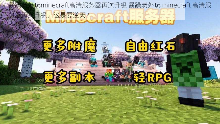 暴躁老外玩minecraft高清服务器再次升级 暴躁老外玩 minecraft 高清服务器再次升级，这是要逆天？