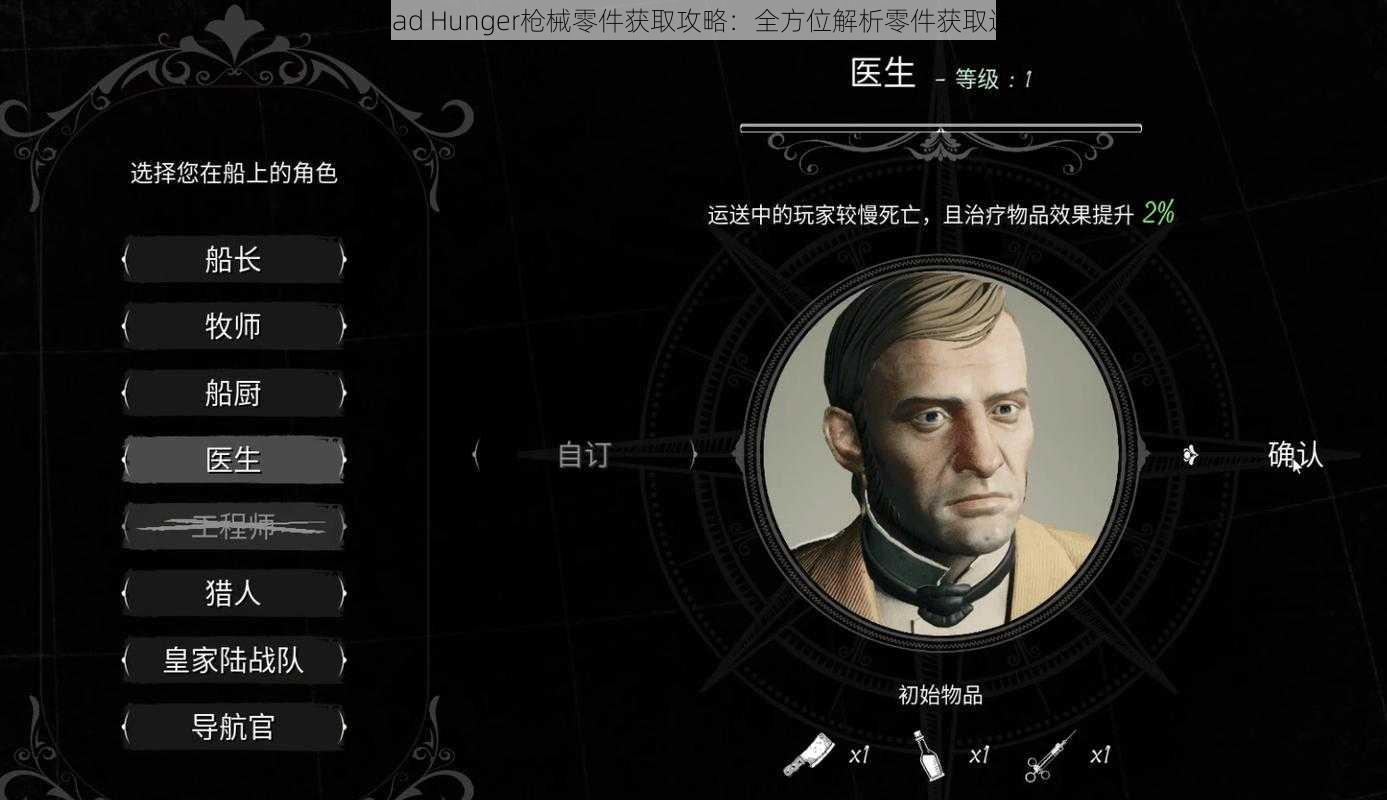 Dread Hunger枪械零件获取攻略：全方位解析零件获取途径