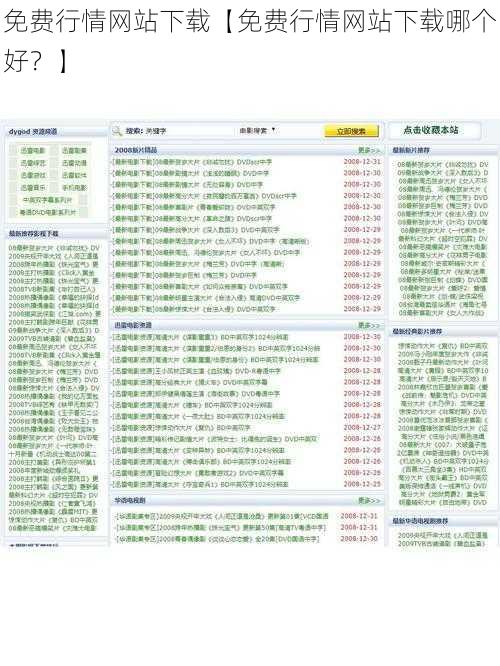 免费行情网站下载【免费行情网站下载哪个好？】