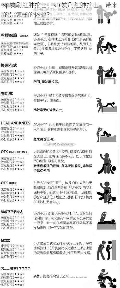 sp发刷红肿拍击、sp 发刷红肿拍击，带来的是怎样的体验？