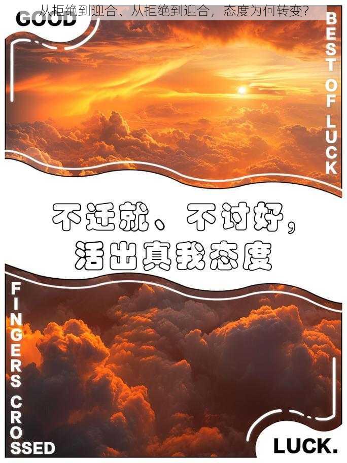 从拒绝到迎合、从拒绝到迎合，态度为何转变？