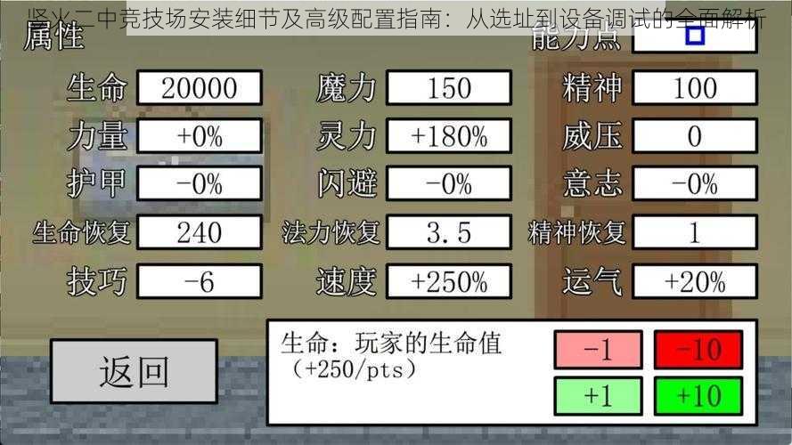 竖火二中竞技场安装细节及高级配置指南：从选址到设备调试的全面解析