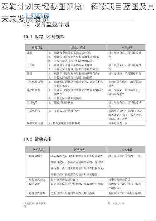 泰勒计划关键截图预览：解读项目蓝图及其未来发展概览