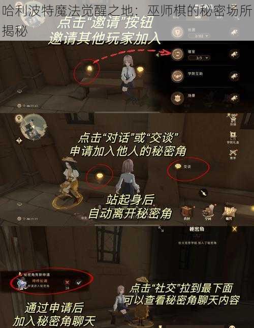 哈利波特魔法觉醒之地：巫师棋的秘密场所揭秘