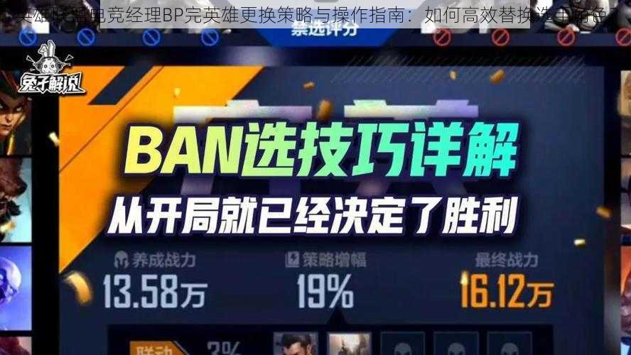 英雄联盟电竞经理BP完英雄更换策略与操作指南：如何高效替换选手角色？