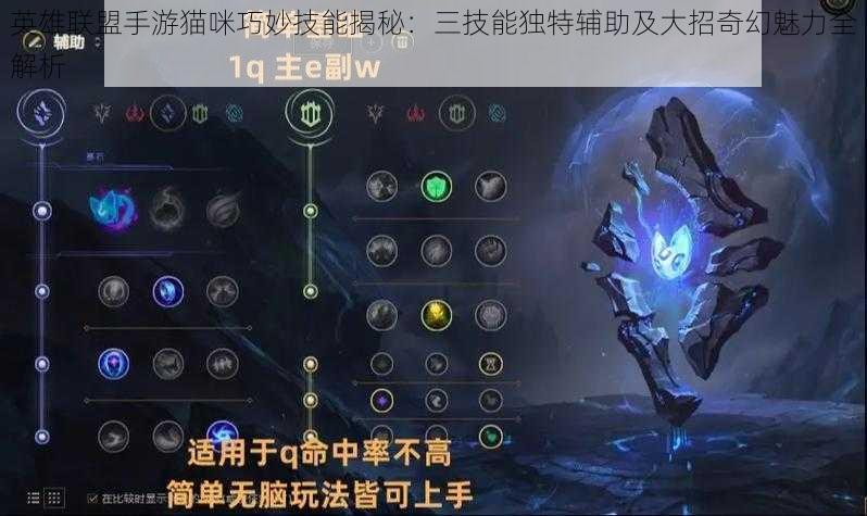英雄联盟手游猫咪巧妙技能揭秘：三技能独特辅助及大招奇幻魅力全解析